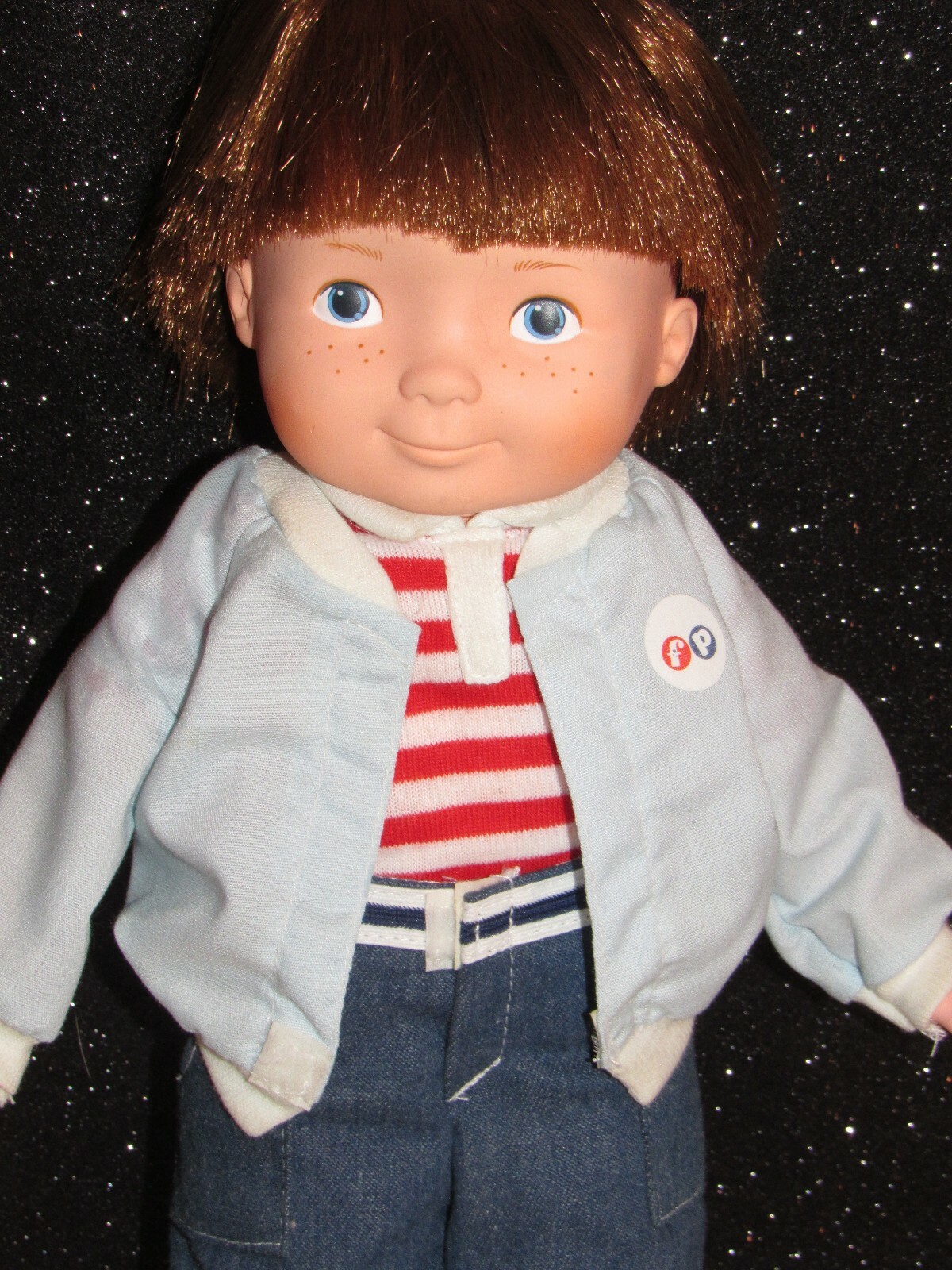 Fisher Price My Friend Mikey Boy Doll Original Clothes Freckles #205 1981 MINT