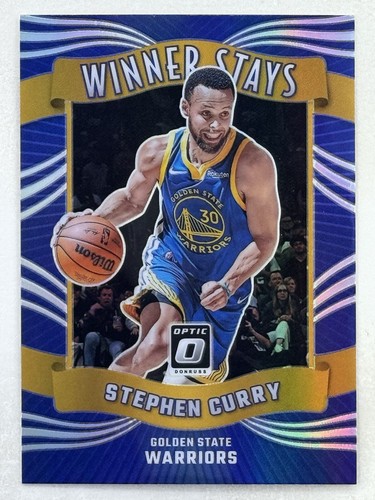 Stephen Curry 2023-24 Panini Donruss Optic Winner Stays Holo