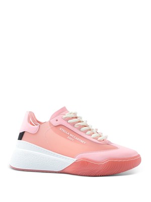 

STELLAMCCARTNEY Женские розовые спортивные кроссовки на танкетке с логотипом и круглым носком, Розовый, 8100010