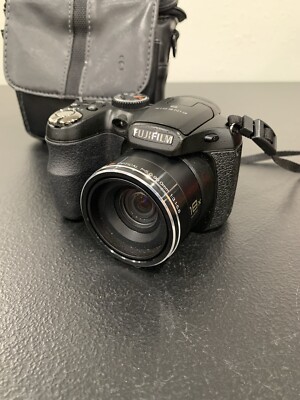 Fujifilm FinePix S Series S2700HD 12.2MP Digital Camera - Black Tested Works bag