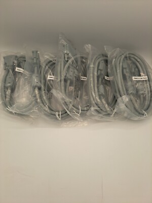 LOT of (5) DVI-D to DVI-D 10 FT Display Video Cable Male to Male. New