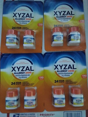 XYZAL Allergy Treatment  Tablet, 5mg - 110x4=440 Ct Epp 10/25!