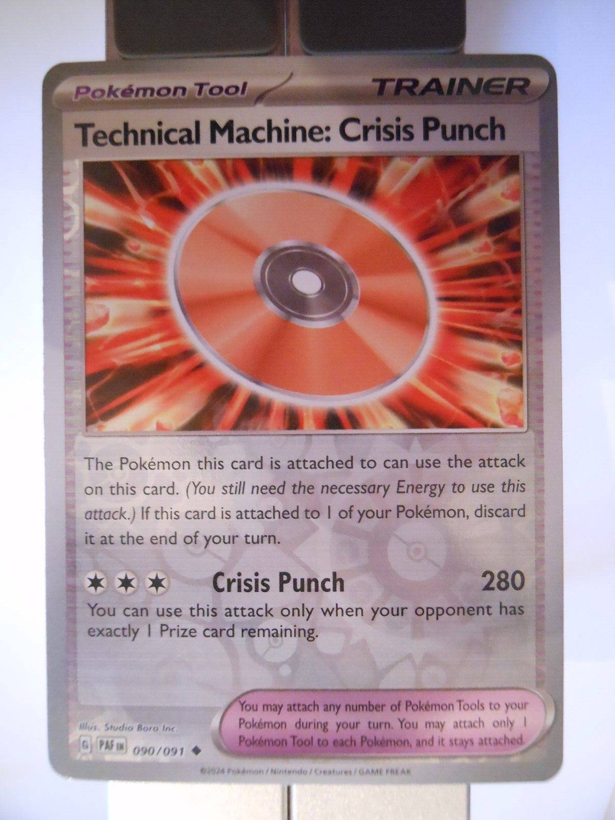 サンダー PSA9 134PK90r - Technical Machine: Crisis Punch - 90/91 - Paldean