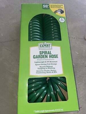 Expert Gardener 50ft Spiral Hose