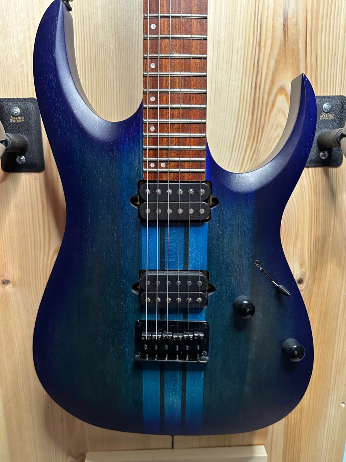 iBanEZ RGAT62-SBF Sapphire Blue Flat | DiMarZio PickUPS | FreeUPS