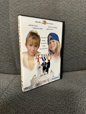 IT TAKES TWO  Mary-Kate & Ashley Olsen  Kirstie Alley  Steve Guttenberg  DVD USA
