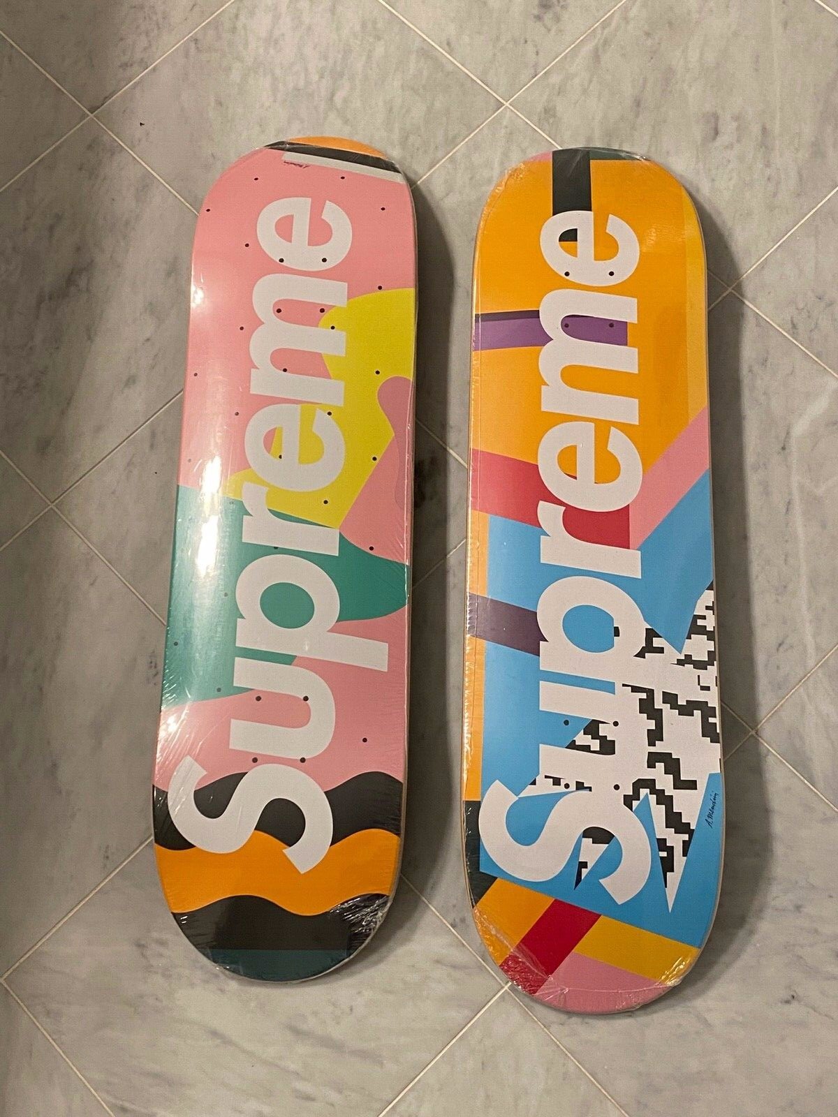 New Wrapped Supreme Mendini Skateboard Supreme Mendini Skateboard