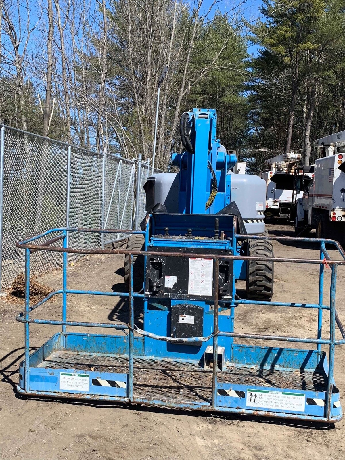 1999 Genie Z60/34 4X4 Articulating Telescopic Boom Man Lift Dual Fuel