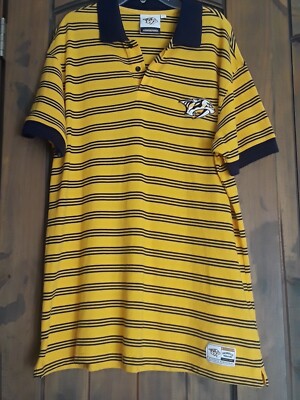 Nashville Predators NHL  Mens Short Sleeve Polo Shirt XL NEW