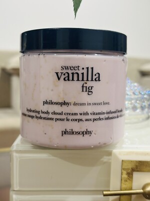 Philosophy Sweet Vanilla Fig Hydrating Body Cloud Cream with Vitamin E 16 fl oz