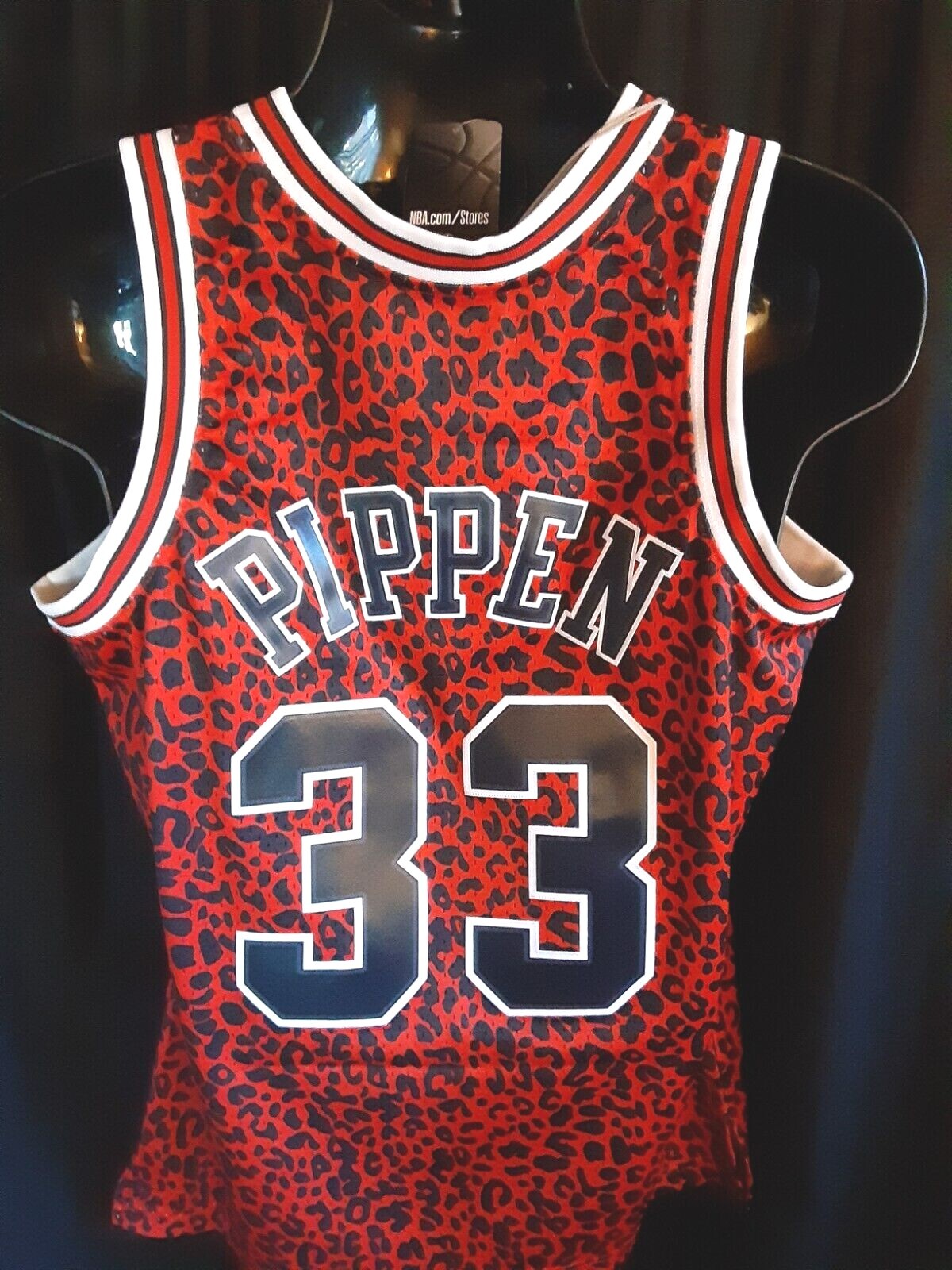 新品 Mitchell&Ness BULLS 33 PIPPEN Jersey Youth Chicago Bulls Scottie Pippen #33 Mitchell & Ness
