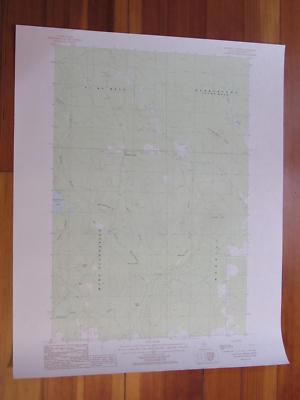 Knowles Corner Maine 1986 Original Vintage USGS Topo Map
