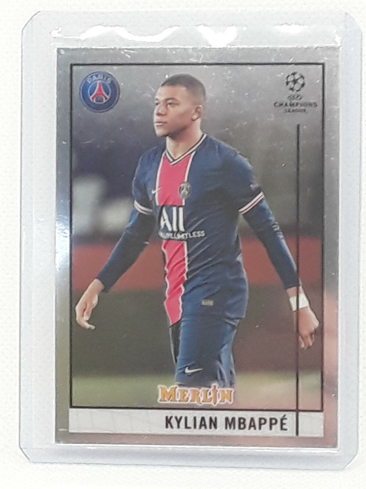 Kylian Mbappi 2020-2021 Topps Merlin Chrome UCL - #100 RC