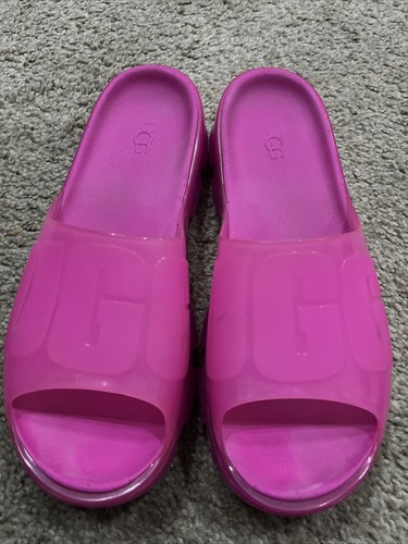 即発★追跡&関税込【UGG】W JELLA CLEAR SLIDE Ugg Jella Clear Slide Pink Women's Size 9 | eBay