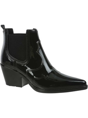 

SAM EDELMAN Женские черные ботильоны Winona Rain с острым носком на блочном каблуке без шнуровки, Черный, G7428S1