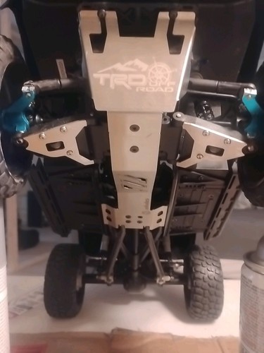 ARRMA Unterfahrschutz Für Senton Mega 4x4 – Vorn & Hinten, Aus Robustem Metall, Einfache Montage