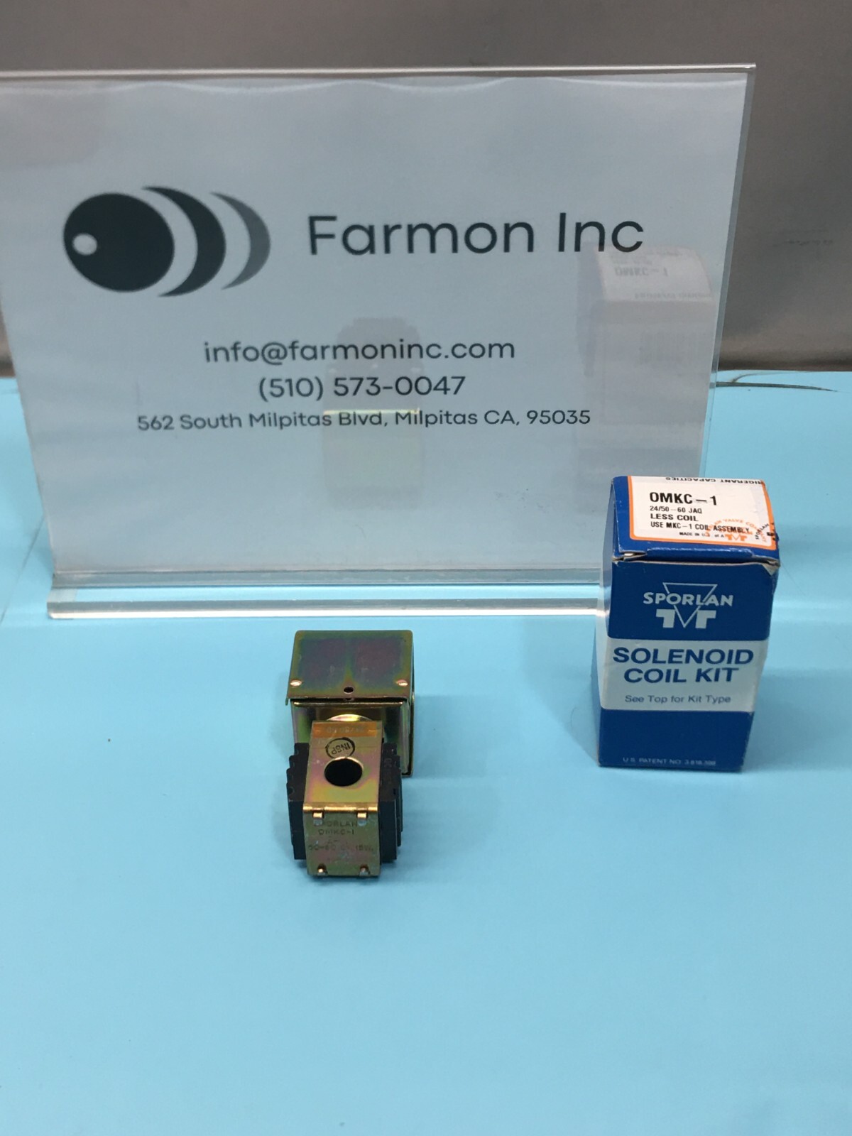 SPORLAN OMKC-1 SOLENOID COIL VALVE 24V JBX, 164613