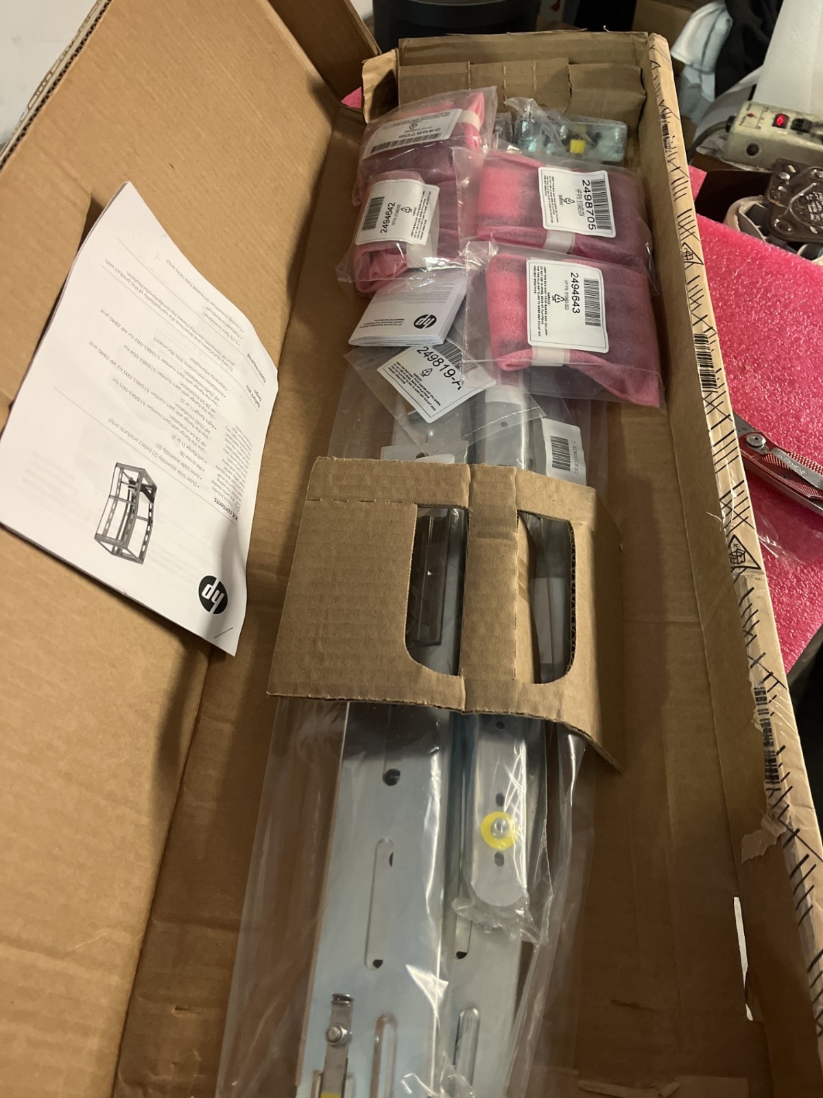 2FZ77AA HP Rail Rack Kit for Z640/Z840/Z8G4 -NEW OPEN BOX | eBay