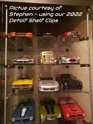 IKEA Detolf Shelf Clips - Add Shelves / Change Shelf Height (4-24 pack)