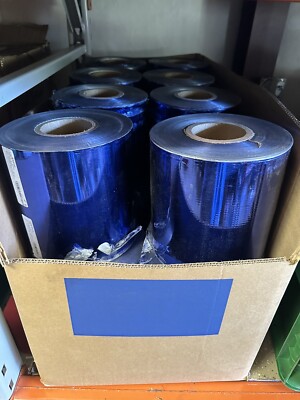 8  x 5000   Kurz Luxor MTC/MHC MTS 302 Cold Hot Stamping Foil BLUE **see Pics**