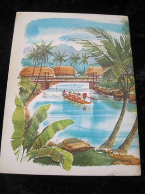 1971 POLYNESIAN CULTURAL CENTER PROGRAM VINTAGE HAWAII
