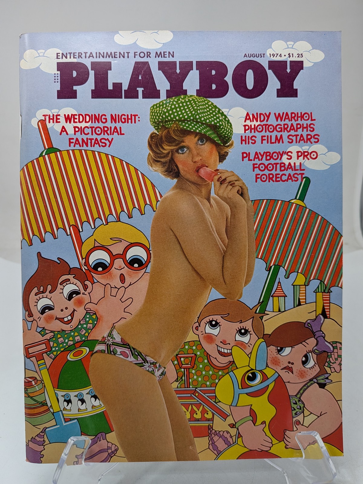 Playboy Magazine August 1974 🔥 CG Lynnda Kimball 🔥 PM Jean Manson 🔥