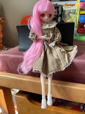 Perfect BJD Doll For Kids! Easy To Dress And Move.Wears Some Barbie Clothes! 12 