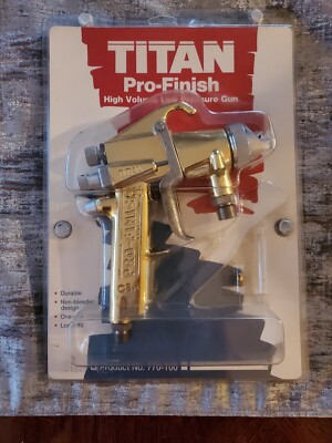 TITAN Gold Finish Pro-Finish High Volume Low Pressure Gun