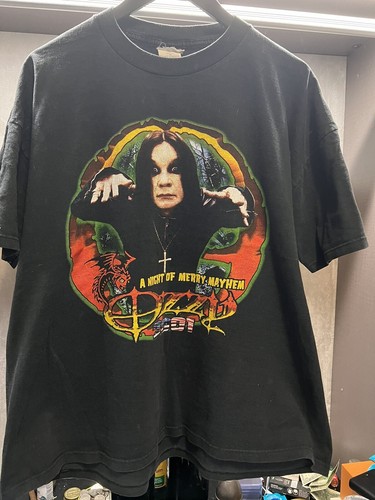 Ozzy Osbourne A NIGHT OF MERRY Tシャツ Ozzy Osbourne A Night Of Merry Mayhem Size XL | eBay