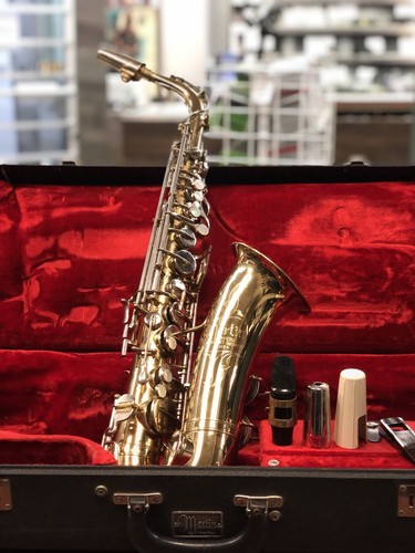 MARTIN Imperial Alto Saxophone and Extras USA Made