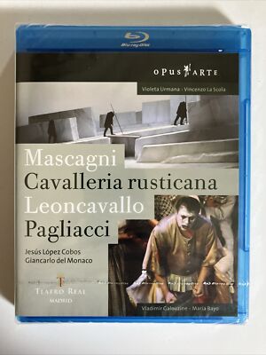 Mascagni - Cavalleria Rusticana & Leoncavallo - Pagliacci (Blu-ray) Brand New!