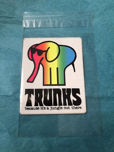 Trunks LOGO SURF Car Stickers Decals Surfing Vintage neon