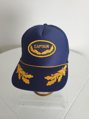 VTG Triangle Headwear Captain logo patch Men Snapback
