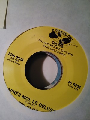 700 Club, Apres Moi, Le Deluge / Bulimia ~ NM 1986 Slithering Disc 45