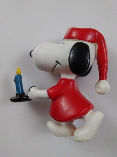 1958/1966 United Feature Snoopy Sleep Walking Candle PVC Figure Vintage Peanuts