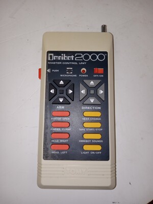 VINTAGE 1980's TOMY OMNIBOT 2000 Remote for PARTS and/or REPAIR