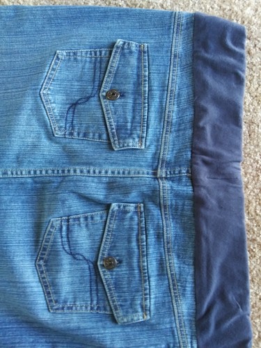 MOTHERHOOD MATERNITY Jeans Jean Skirt Size Medium Medium Wash Maternity Skirt