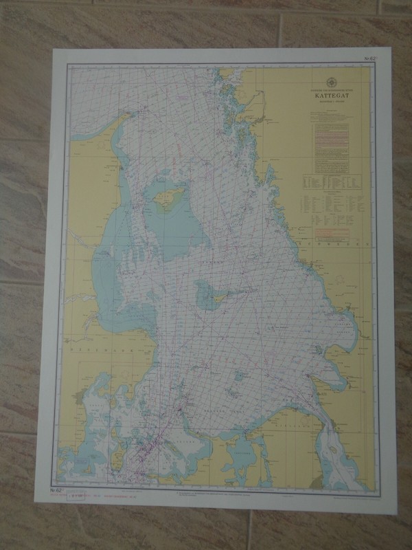 Carte Marine / Kattegat - DÃ¤Nische Und Schwedische KÃ¼Ste