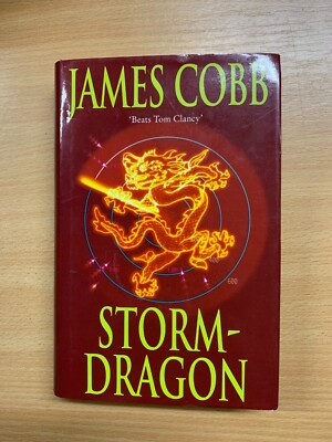 1997 James Cobb "Stormdragon" Militar Fiction Libro de Tapa Dura (P3)