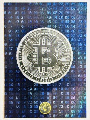 BITCOIN  #10  2022 Cardsmiths Currency 1st Ed. CRYSTAL SPARKLE HoloFoil
