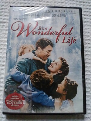 It's A Wonderful Life (1946 2 Disc DVD Collector's Set F/S) NEW Sealed Free Ship