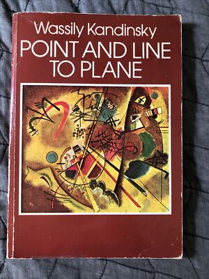 Point And Line To Plane Paperback Book by Wassily Kandinsky 1979 SC RARE! 