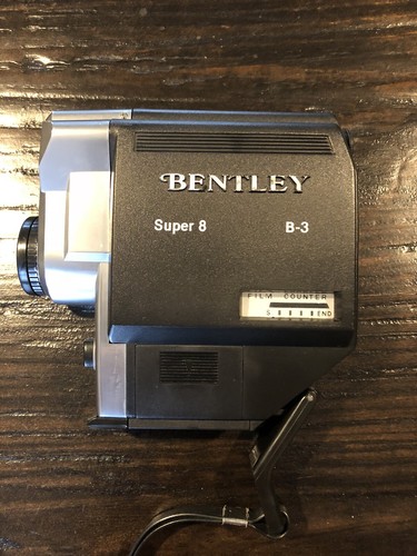 BENTLEY B-3 Super 8 Movie Camera With Carry Case and Manual