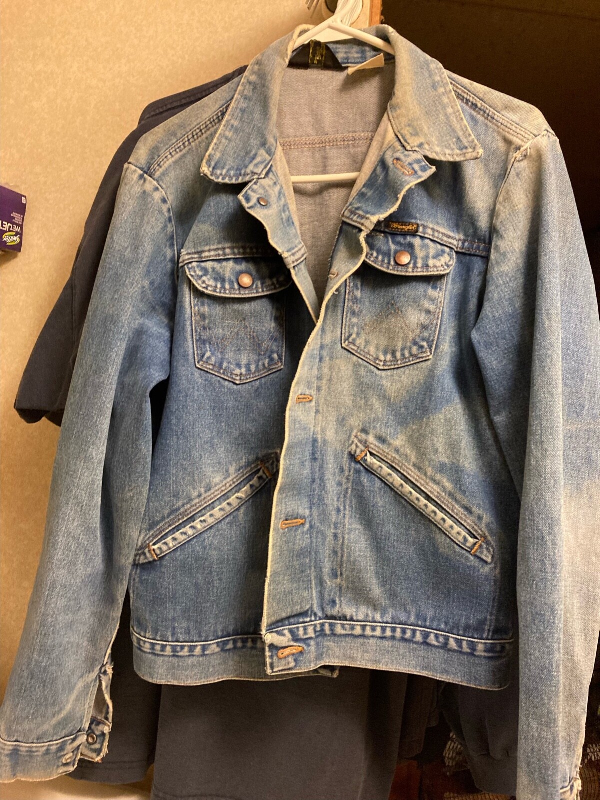 [非売品] Wrangler デニムカレンダー 2004年 Wrangler Jean Jacket 46 - Vintage Wrangler Jean Jacket Size
