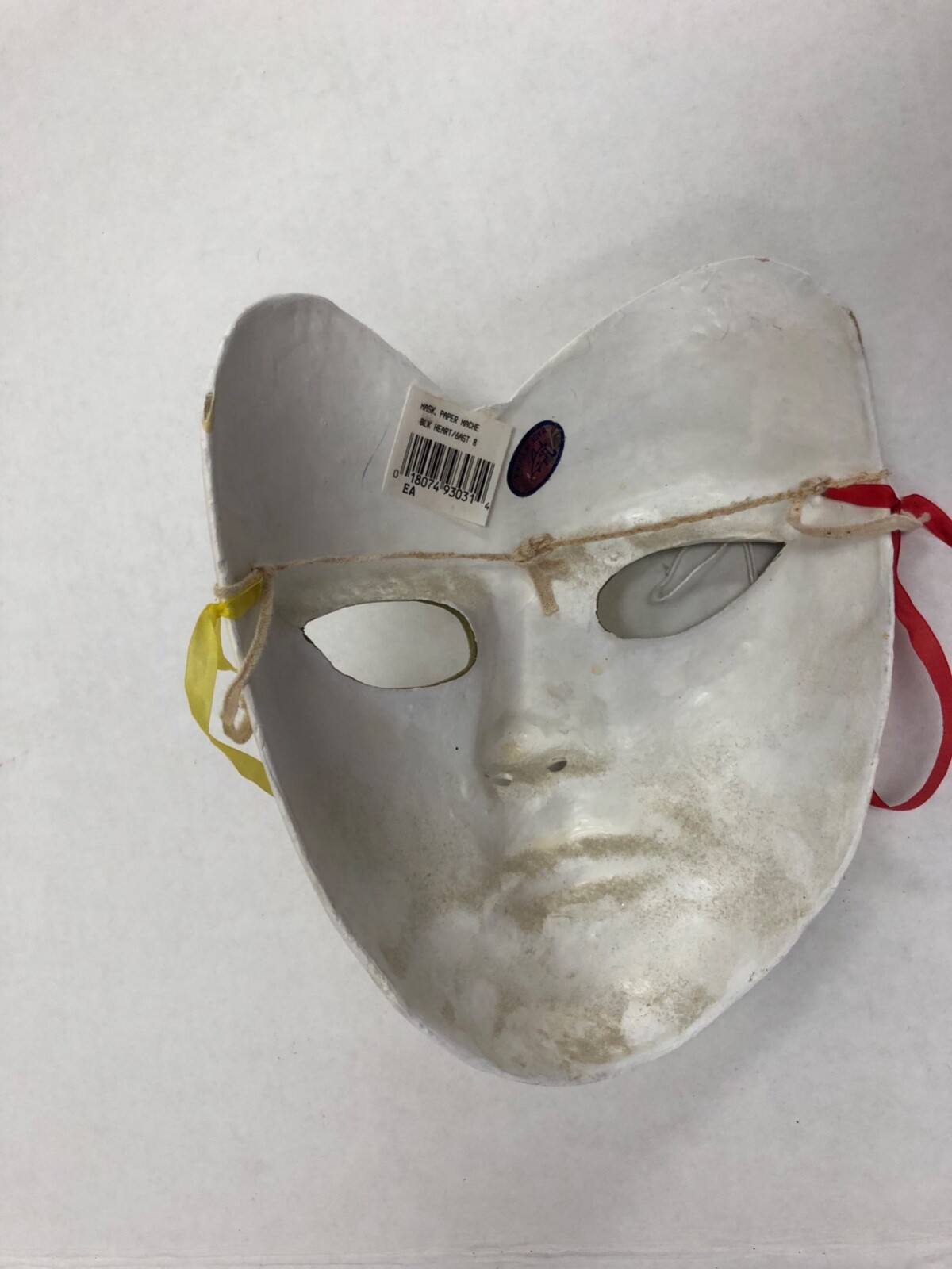 Pair Of Decorative Ceramic Face Masks