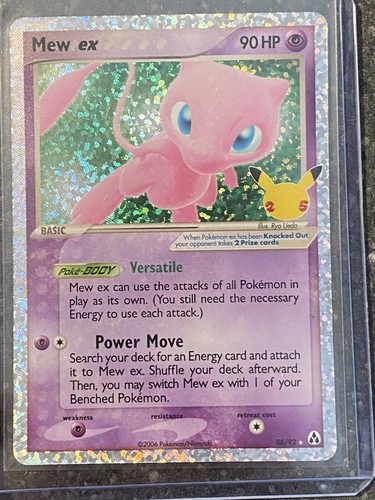Mew EX Ultra Rare 88/92 Pokemon TCG Celebrations 25th