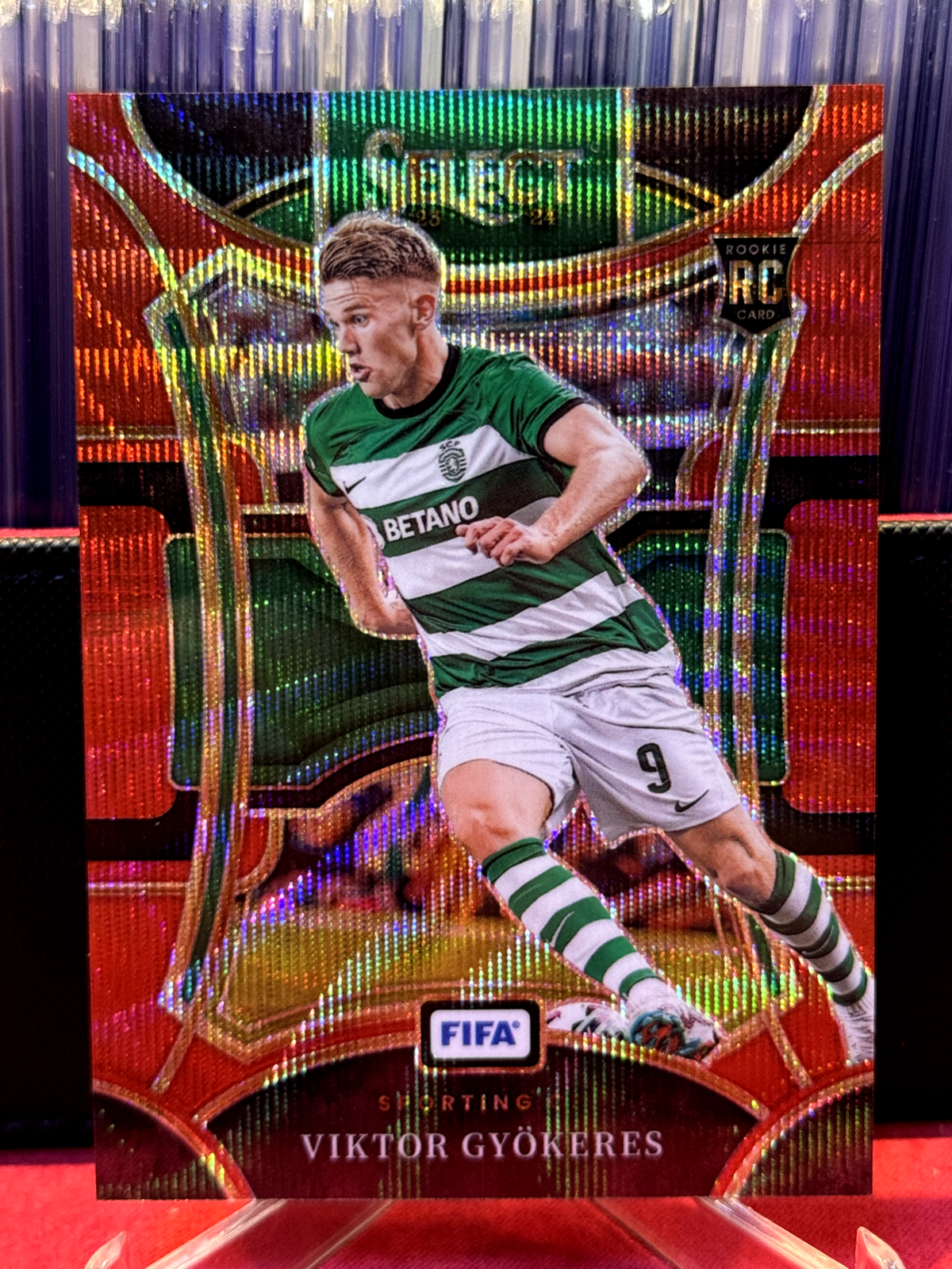 Viktor Gyokeres 2023-24 Panini Select FIFA Mezzanine Red