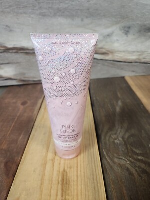 Bath & Body Works Pink Suede Body Cream 8oz NEW 