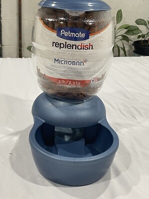 Petmate replendish Gravity Feeder with microban BPA free 5lb