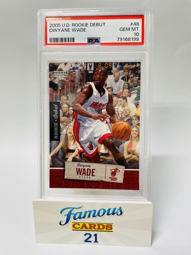 DWYANE WADE ルーキーカード 2005-06 Upper Deck Rookie Debut Heat Basketball Card #48